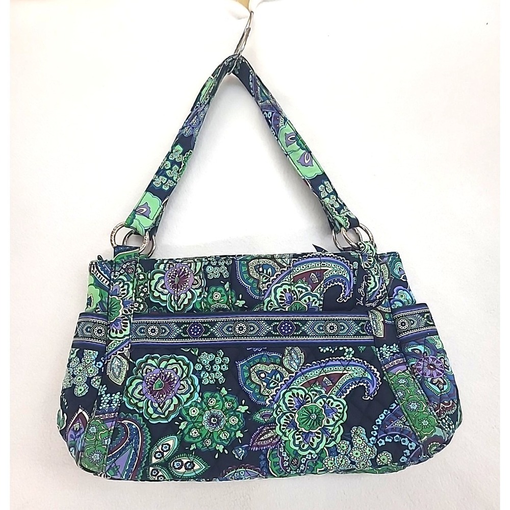 Vera Bradley Bag Blue Rhapsody Floral Paisley Shoulder Bag